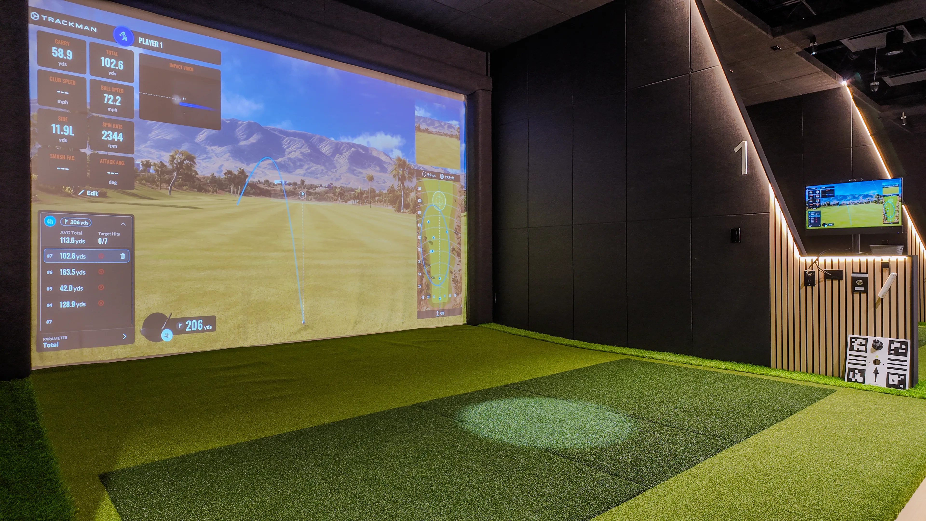 Open Bay Golf Simulator